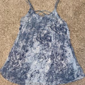 Light blue print Dress